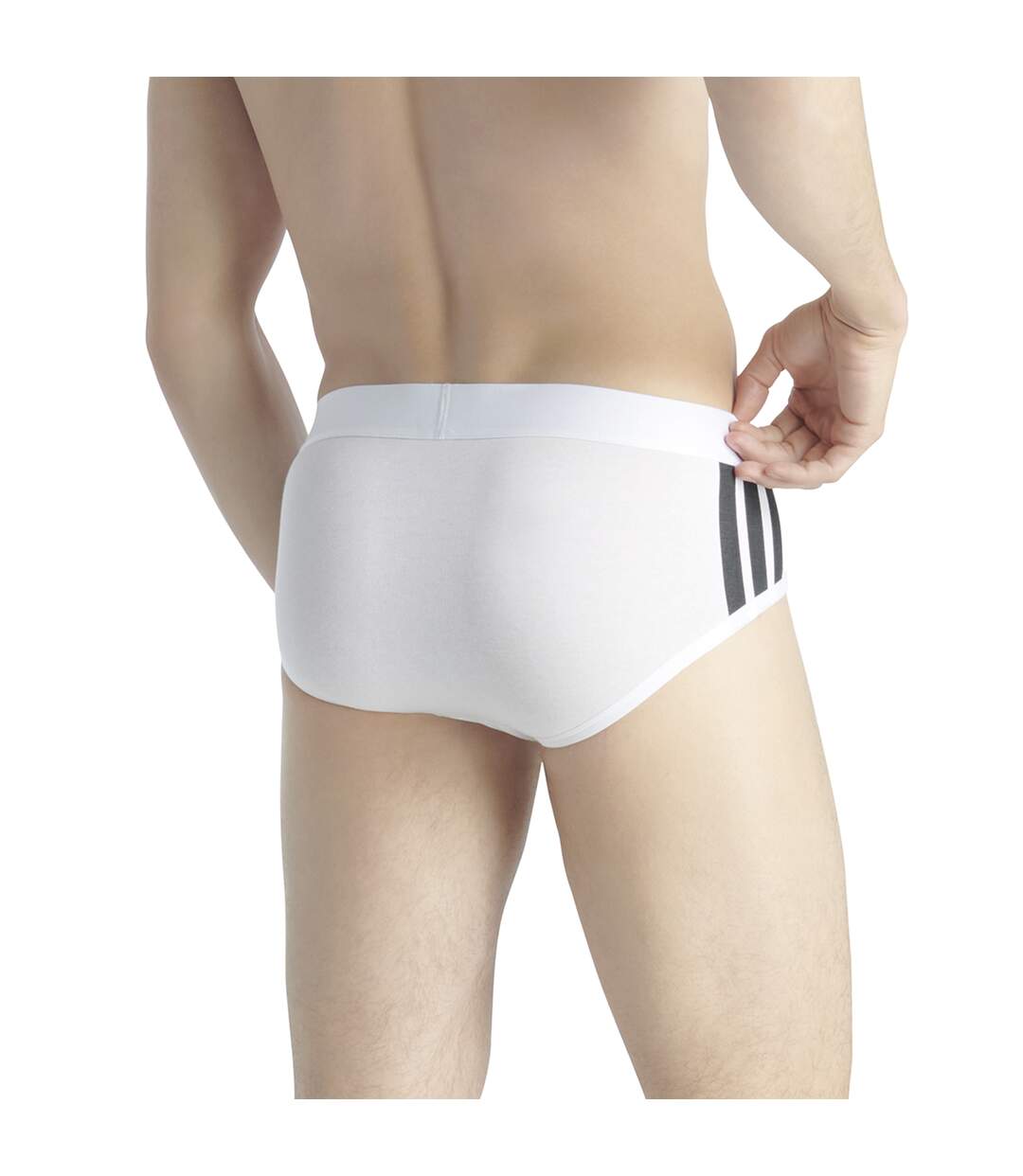 Lot de 2 slips homme Active Flex Cotton 3 Stripes Adidas Sport-3