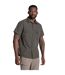 Chemise Unie Manches Courtes Kiwi Homme Kaki Foncé Craghoppers-4