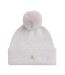 Bonnet gris femme tommy hilfiger th pom pom-1