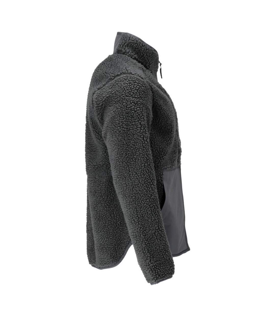 Mens Customized Zipped Jacket Stone Grey Mascot-4