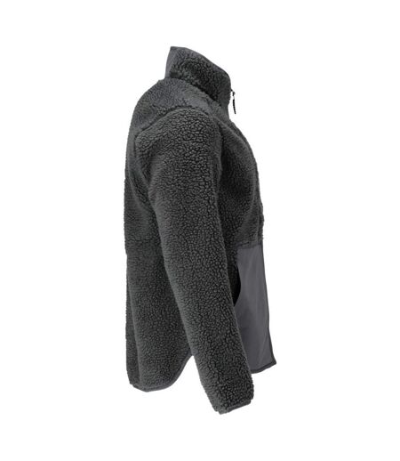 Mens Customized Zipped Jacket Stone Grey Mascot