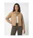 Veste courte en denim, détails ajourés-1