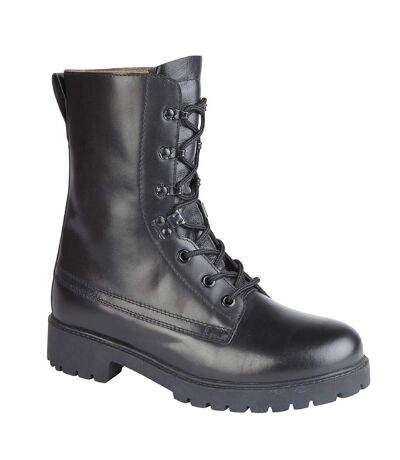 Grafters Mens Assault 2.0 Leather Boots (Black) - UTDF1544