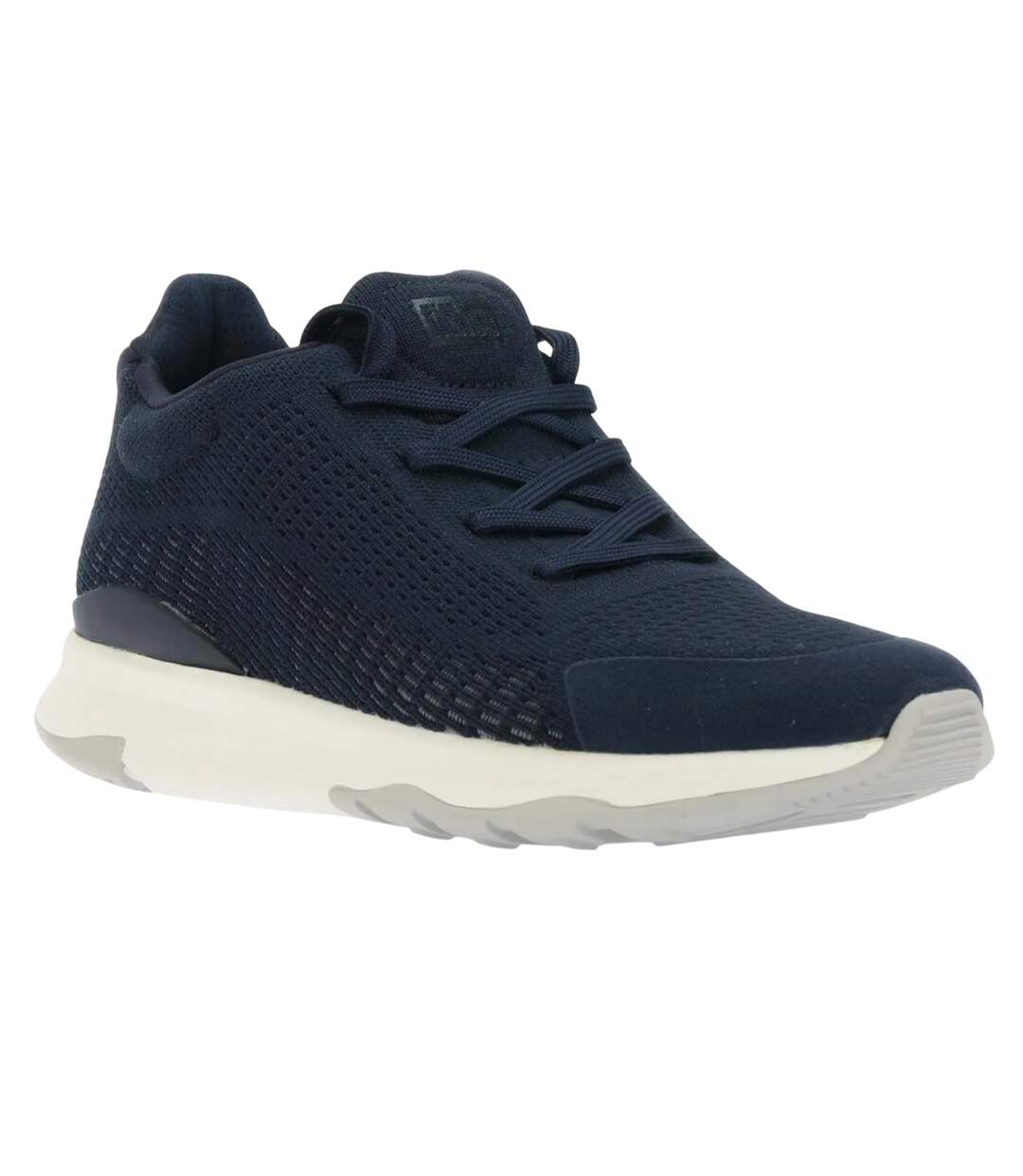 Womens/ladies Vitamin Ffx Knitted Trainers Navy Fit Flop-1