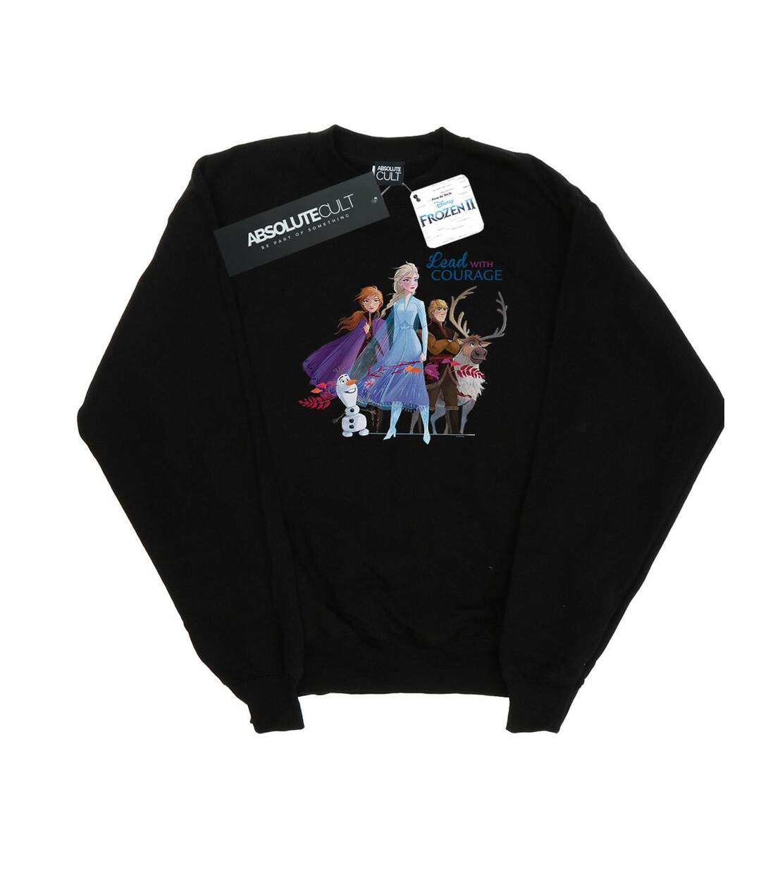 Disney Femmes/Les femmes Frozen 2 Lead With Courage Sweatshirt (Noir) - UTBI18846-1