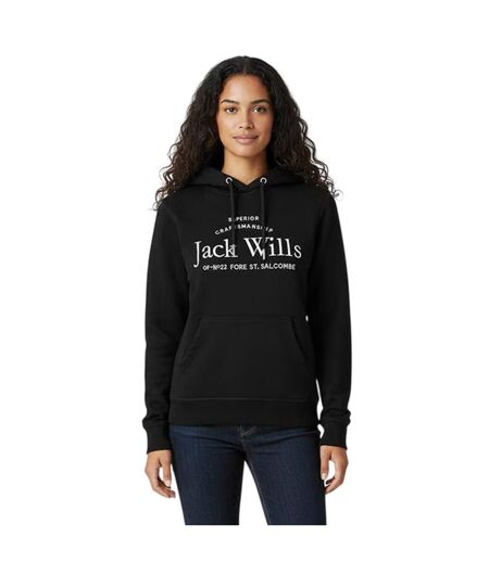Sweat À Capuche Motif/style Graphique Femme Noir Jack Wills
