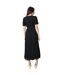 Robe mi-longue femme noir Dorothy Perkins