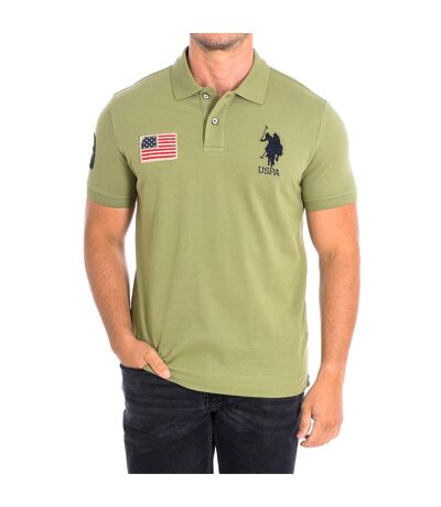 JARECBFD Short Sleeve Polo with contrasting lapel collar 61431 man