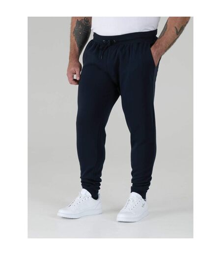 Mens D555 Brandon Cuffed Kingsize Jogging Bottoms Navy Duke