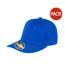 Lot de 2  casquettes kansas adulte bleu vif Result-1