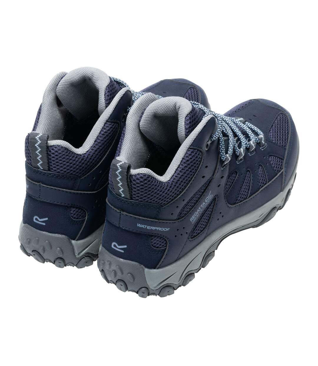 Chaussures Montantes De Marche Edgepoint Femme Bleu Marine Vieux Bleu Regatta-2