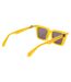 Lunettes De Soleil Motif/style Carré Dalton Femme Taille Unique Jaune Gris Off White-2