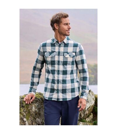 Chemise trace homme kaki clair Mountain Warehouse