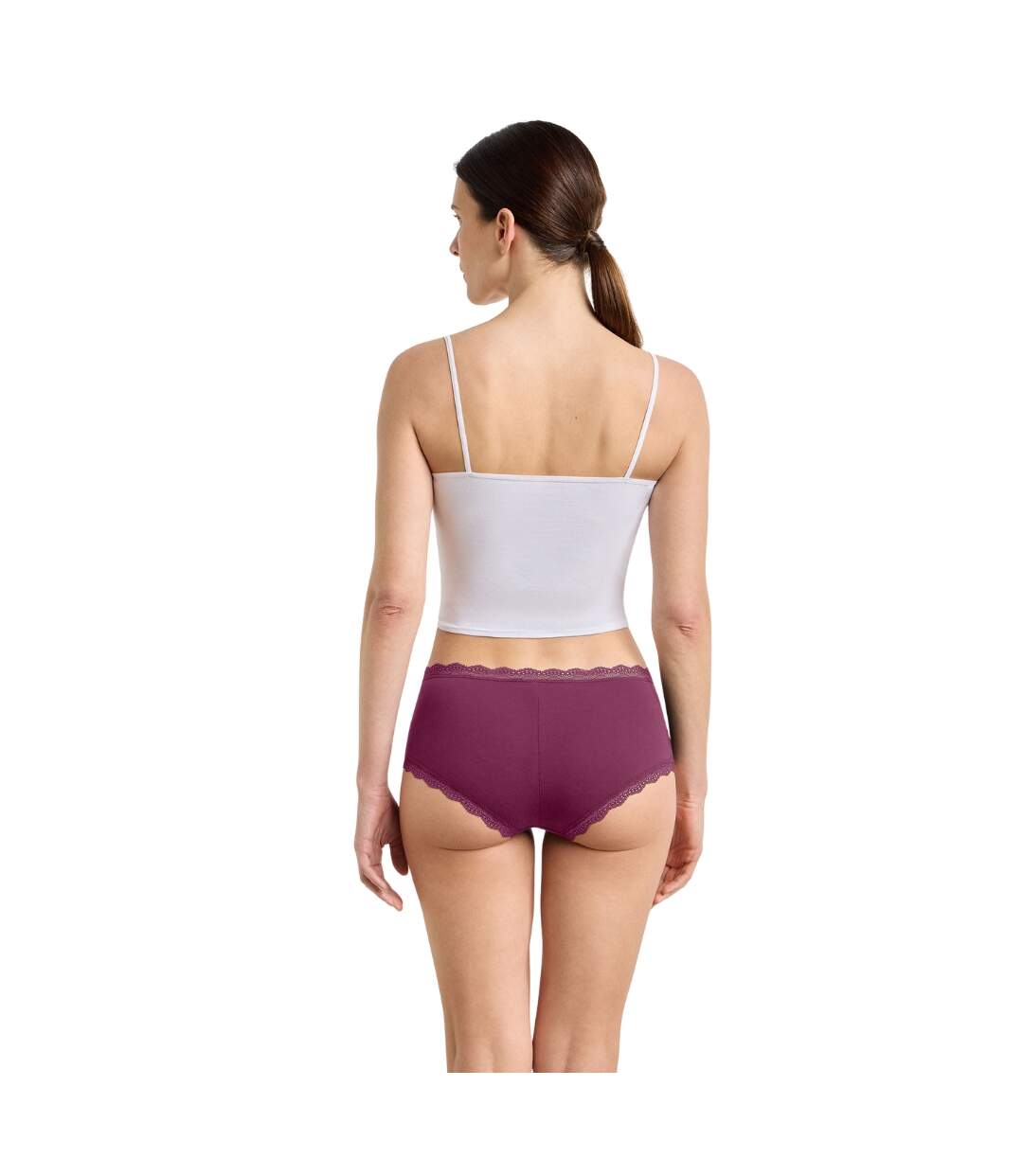 Lot de 2 shortys Daily Coton Dentelle-4