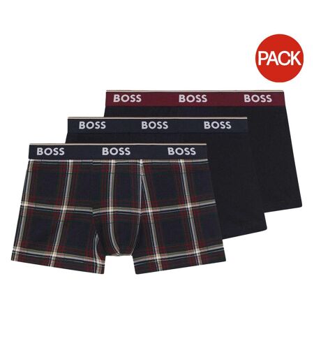 Lot De 3  Boxers Motif/style Logo Bodywear Homme Noir Noir Boss