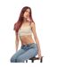 Haut Court Femme Vert Off White-4