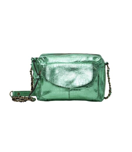 Sac à bandoulière vert femme pieces naina - taille unique