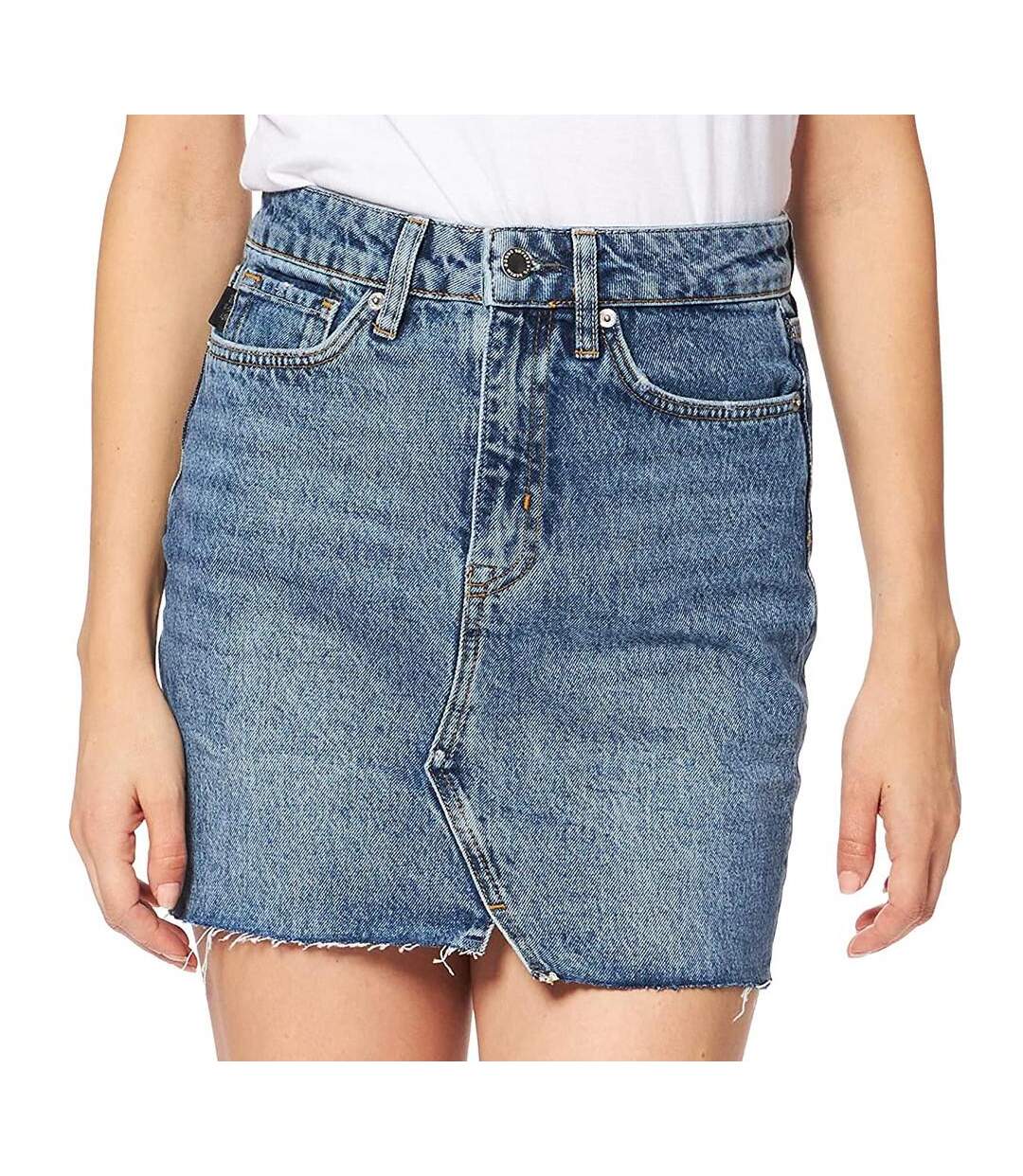 Jupe en Jean Bleu Femme Superdry Mini Skirt - 24-1