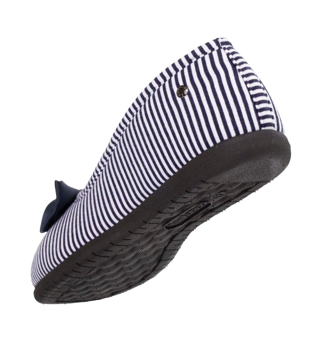 Isotoner Chaussons Ballerines femme marinière-5