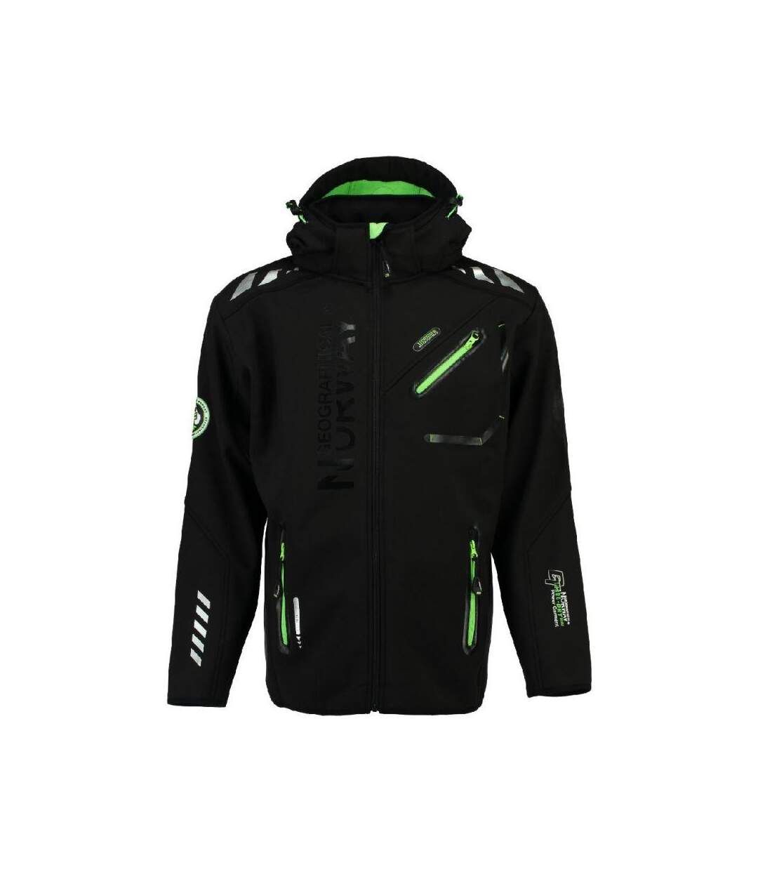 Veste Softshell Richier Sam Homme Noir Geographical Norway-1