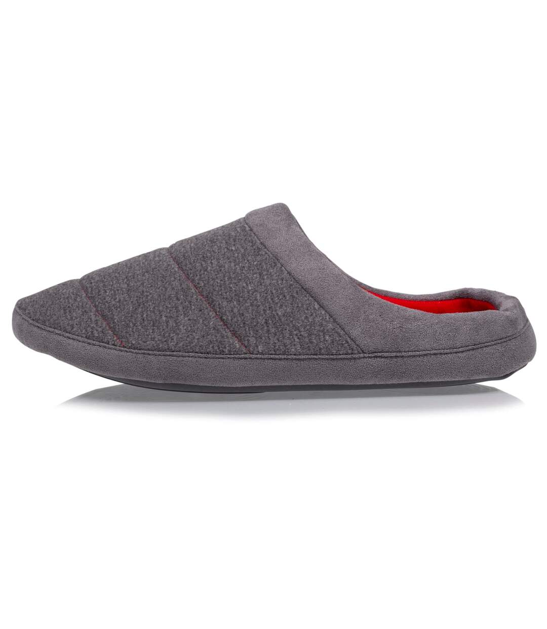 Isotoner Chaussons extra-light Mules homme ultra confortables et légères, semelle en gomme antidérapante