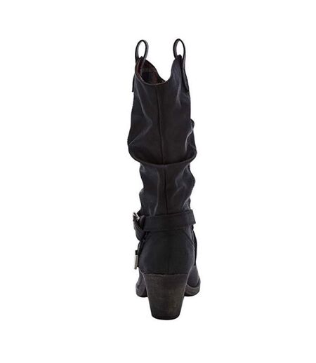 Bottes Cowboy Sidestep Femme Noir Rocket Dog