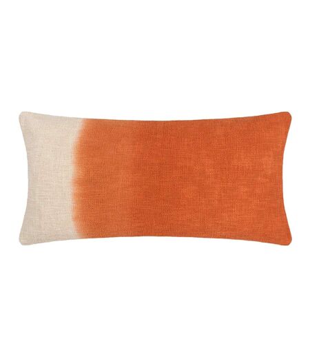 Mizu dip dye rectangular cushion cover 30cm x 65cm amber Furn