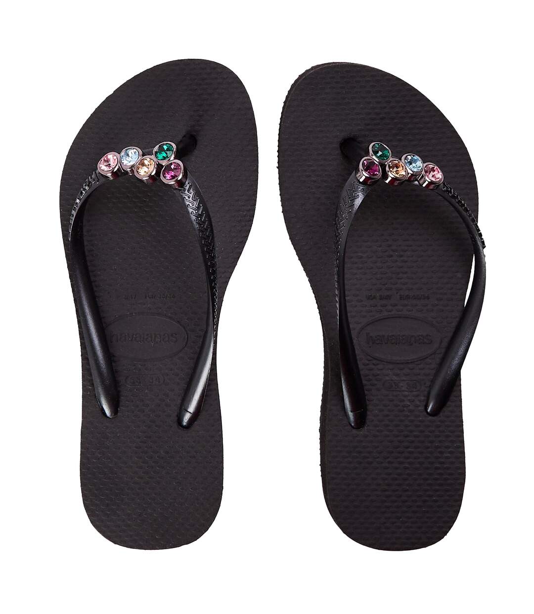 Tongs Motif/style Embelli Femme Noir Havaianas-3