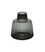 Vase Epaule Design en Verre Yliana 23cm Gris-1