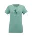 T-shirt Manches Courtes Motif/style Fleurs Fingal Femme Turquoise Pastel Regatta-1