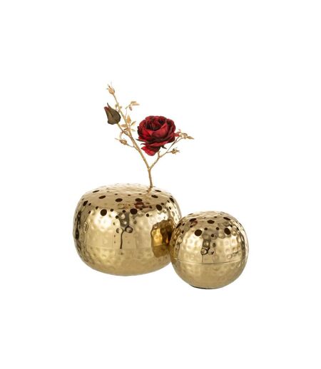 Vase Boule Ajouré Mandy 23cm Or