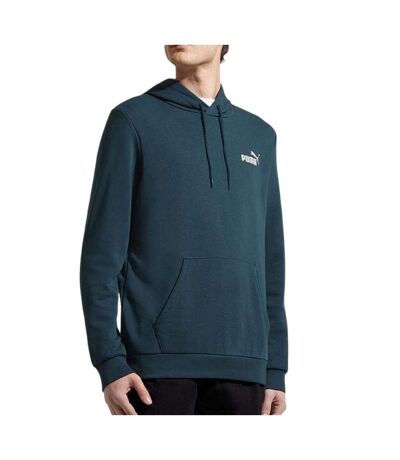 Sweat à Capuche Bleu Canard Puma Smlogo - M