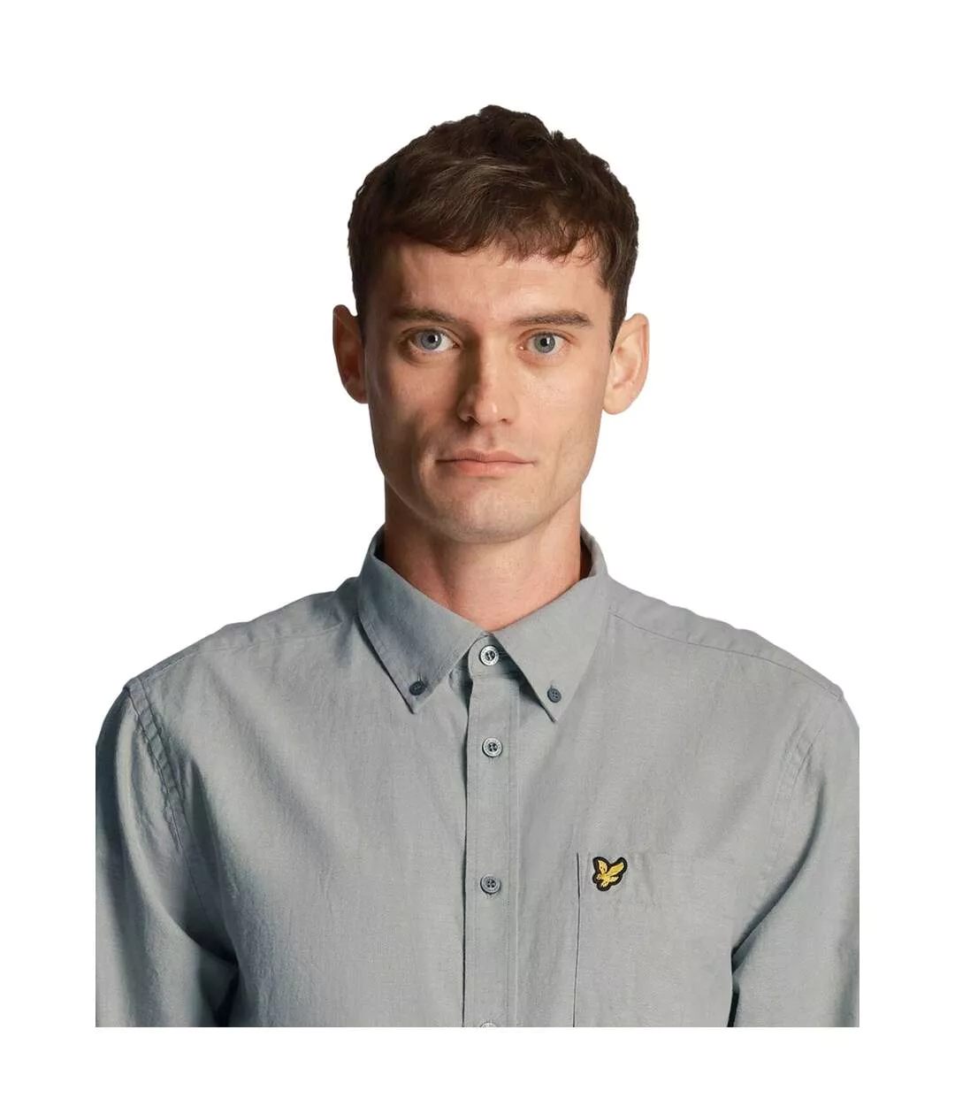 Chemise Homme Bleu Ardoise Lyle & Scott-4