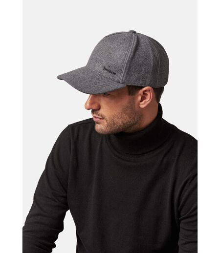 Casquette esprit lainage avec broderie devant ULYSSE