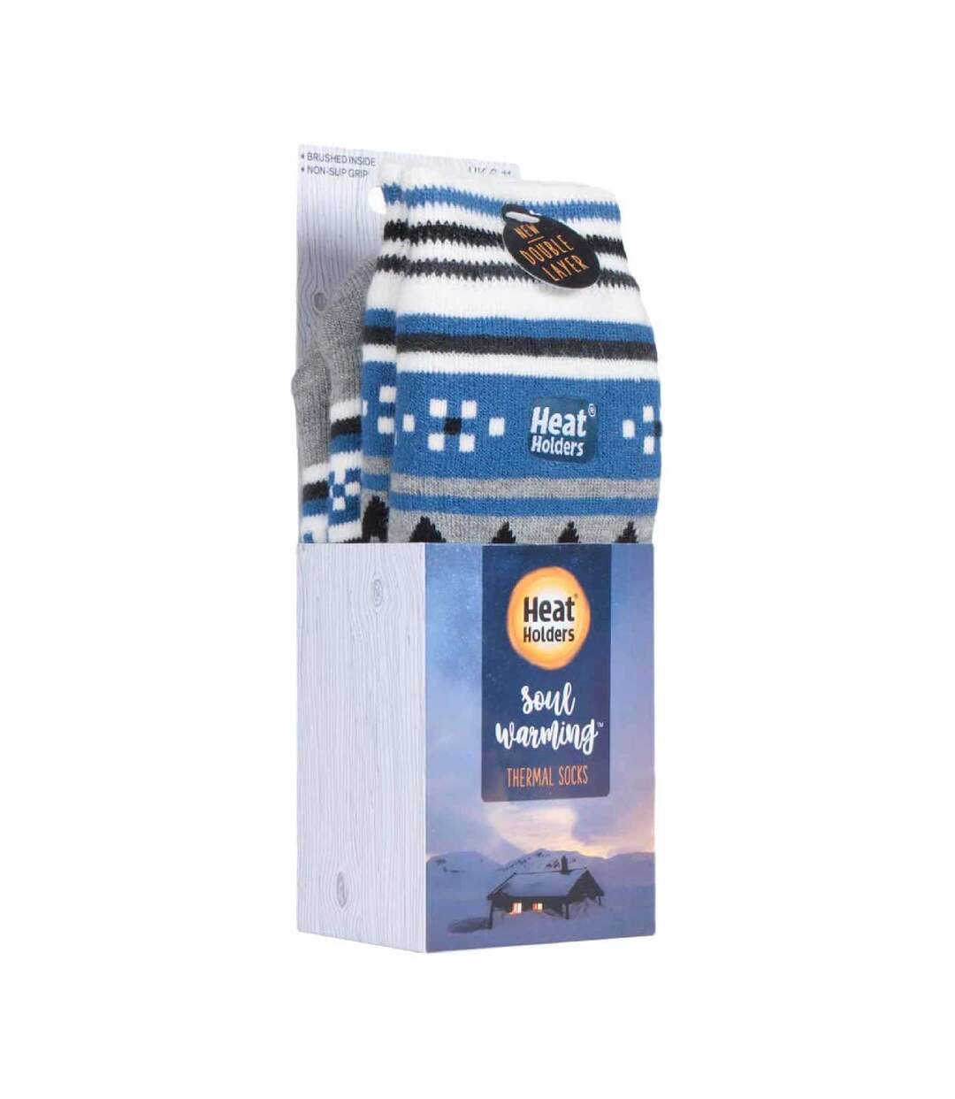 Chaussettes Homme Antidérapantes Thermiques Cadeau-2