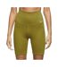 Womens/ladies One Dri-fit Cycling Shorts Green Nike-1