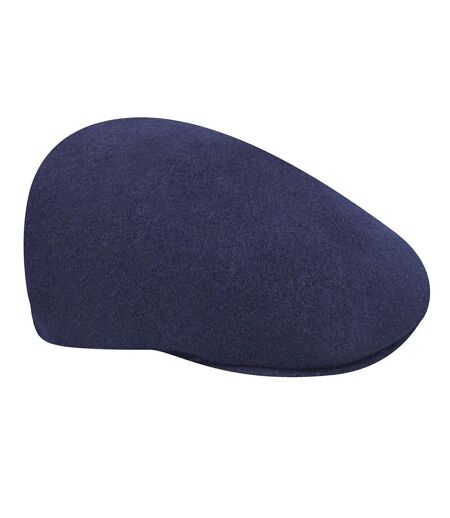 Unisex Adult Wool Flat Cap Dark Blue Kangol