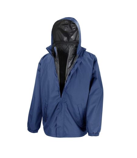 Core Doudoune 3 En 1 Avec Gilet Matelassé Homme Bleu Marine Result