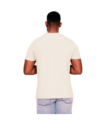 Casual Classics Mens Core Ringspun Cotton Slim T-Shirt (Ecru) - UTAB574