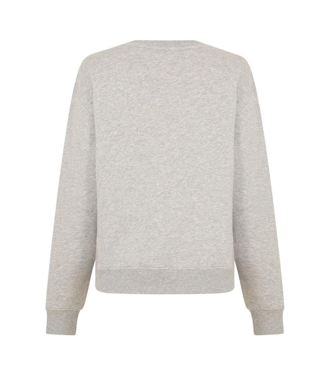 Womens/ladies Cotton Blend Regular Sweatshirt Light Grey Heather Tommy Hilfiger-2