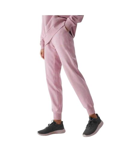 Pantalon De Jogging Motif/style Uni Femme Rose 4F