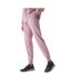 Pantalon De Jogging Motif/style Uni Femme Rose 4F-2