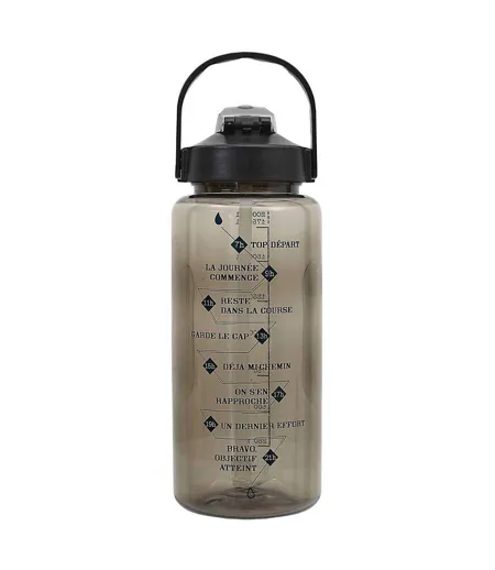 Gourde Bouteille Motivation 2L Transparent