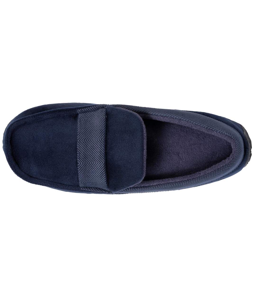 Isotoner Chaussons Mocassins homme ultra confortables et légers semelle gomme-3