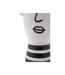 Vase Déco Visage en Porcelaine Face 26cm Blanc & Noir-2