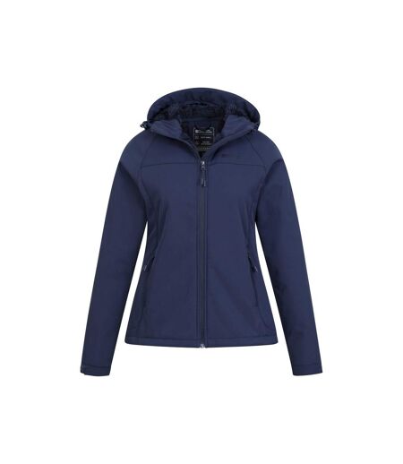 Veste softshell arctic femme bleu foncé Mountain Warehouse