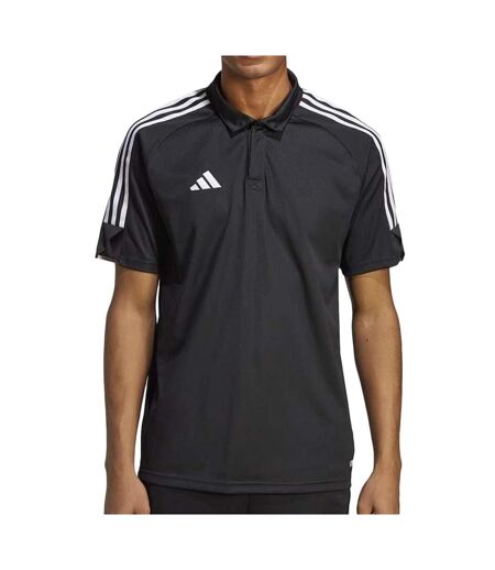 Polo noir homme adidas tiro23 - l