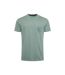 Mens tidal organic short-sleeved t-shirt dusty teal Weird Fish-1