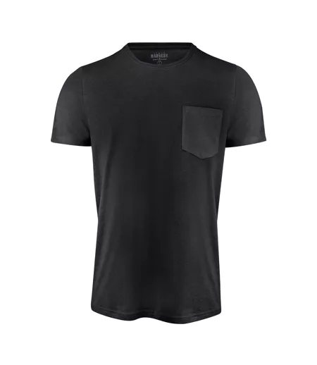 T-shirt Walcott Homme Noir James Harvest