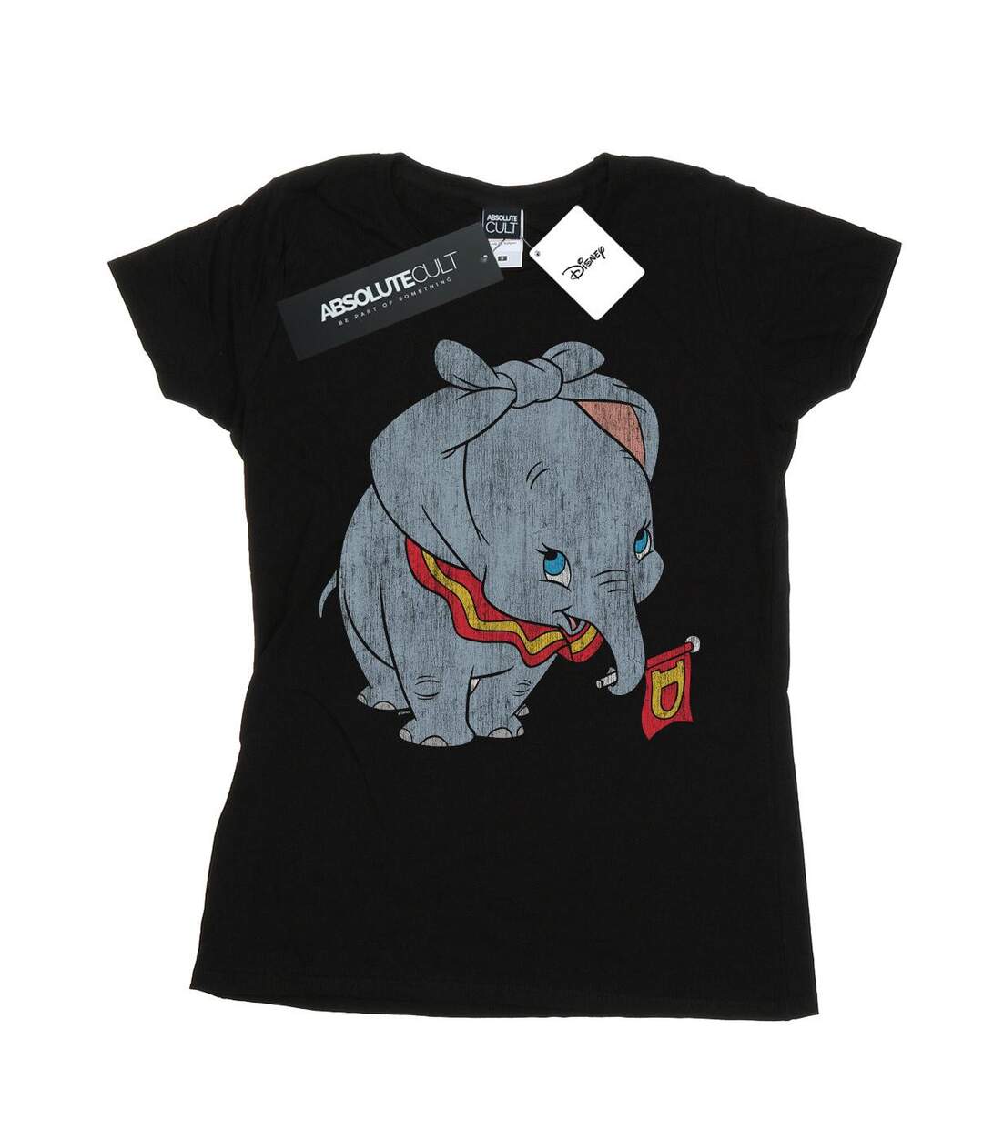 Disney T-shirt en coton Femme/Ladies Dumbo Classic Tied Up Ears (Noir) - UTBI15971-1